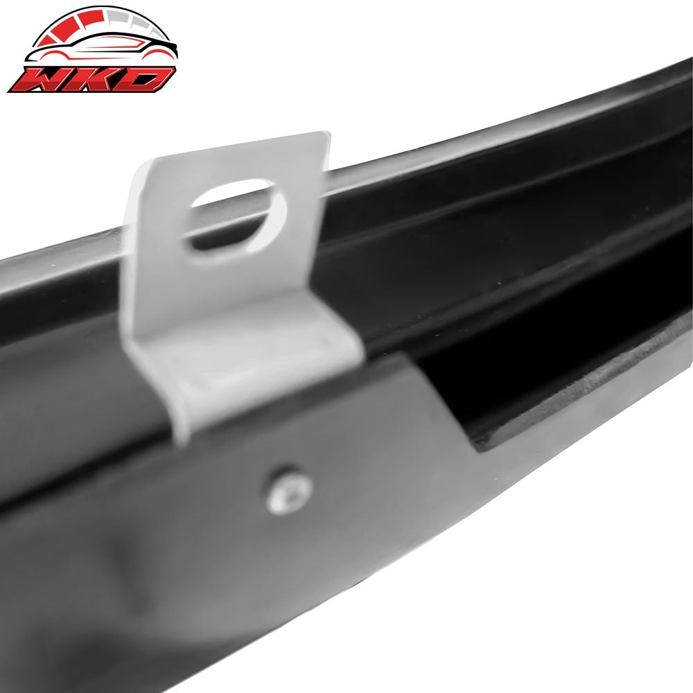 Fits 22-24 Honda Civic 11th Gen IK2 Style Unpainted Front Bumper Lip Spoiler PU