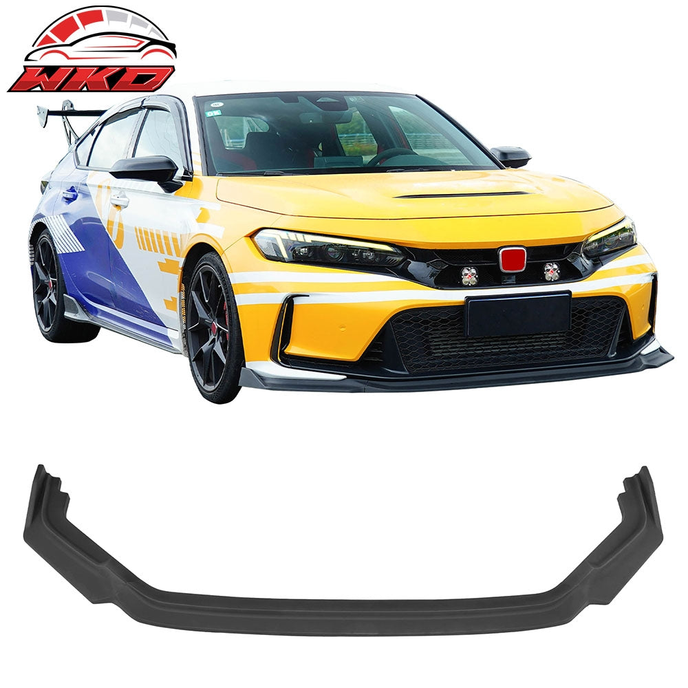 2023-26 Honda Civic FL5 Type R Hatchback AK PP Front Bumper Lip Matte Black | Wholesale