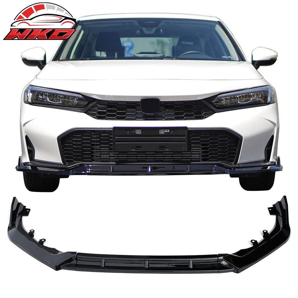 Wholesale 25-26 Honda Civic IKON Style 3PCS Front Bumper Lip Spoiler Chin Gloss Black