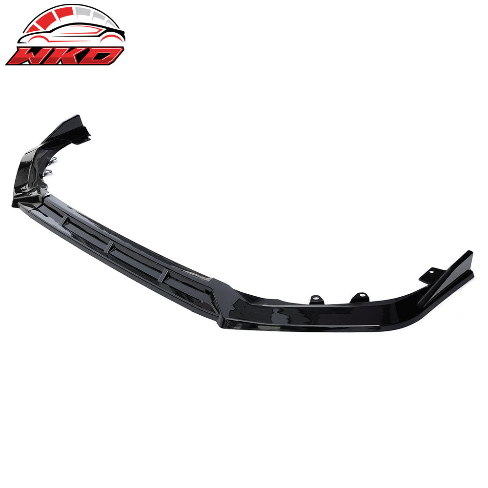 Fits 25-26 Honda Civic IKON Style 3PCS Front Bumper Lip Spoiler Chin Gloss Black