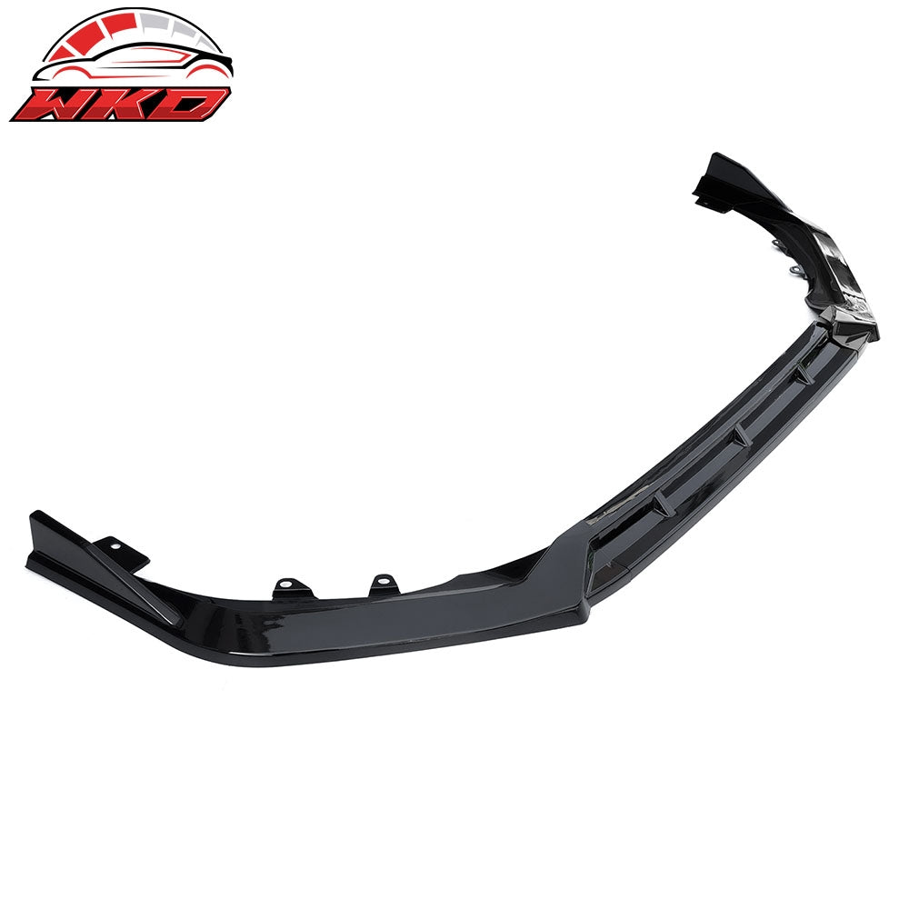 Fits 25-26 Honda Civic IKON Style 3PCS Front Bumper Lip Spoiler Chin Gloss Black