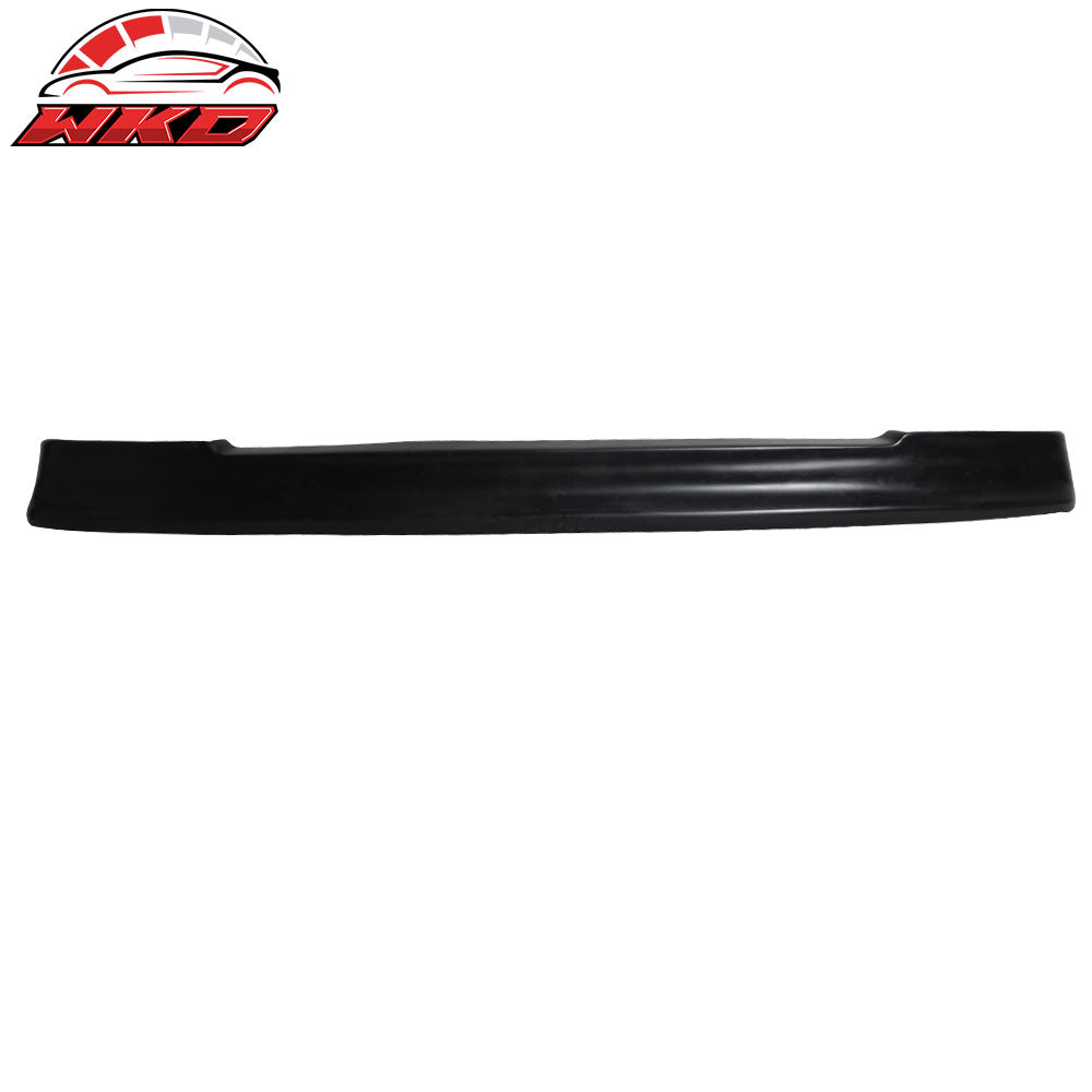 Fits 88-91 Honda Civic EF CS Style Front Bumper Lip Spoiler Unpainted Black PU