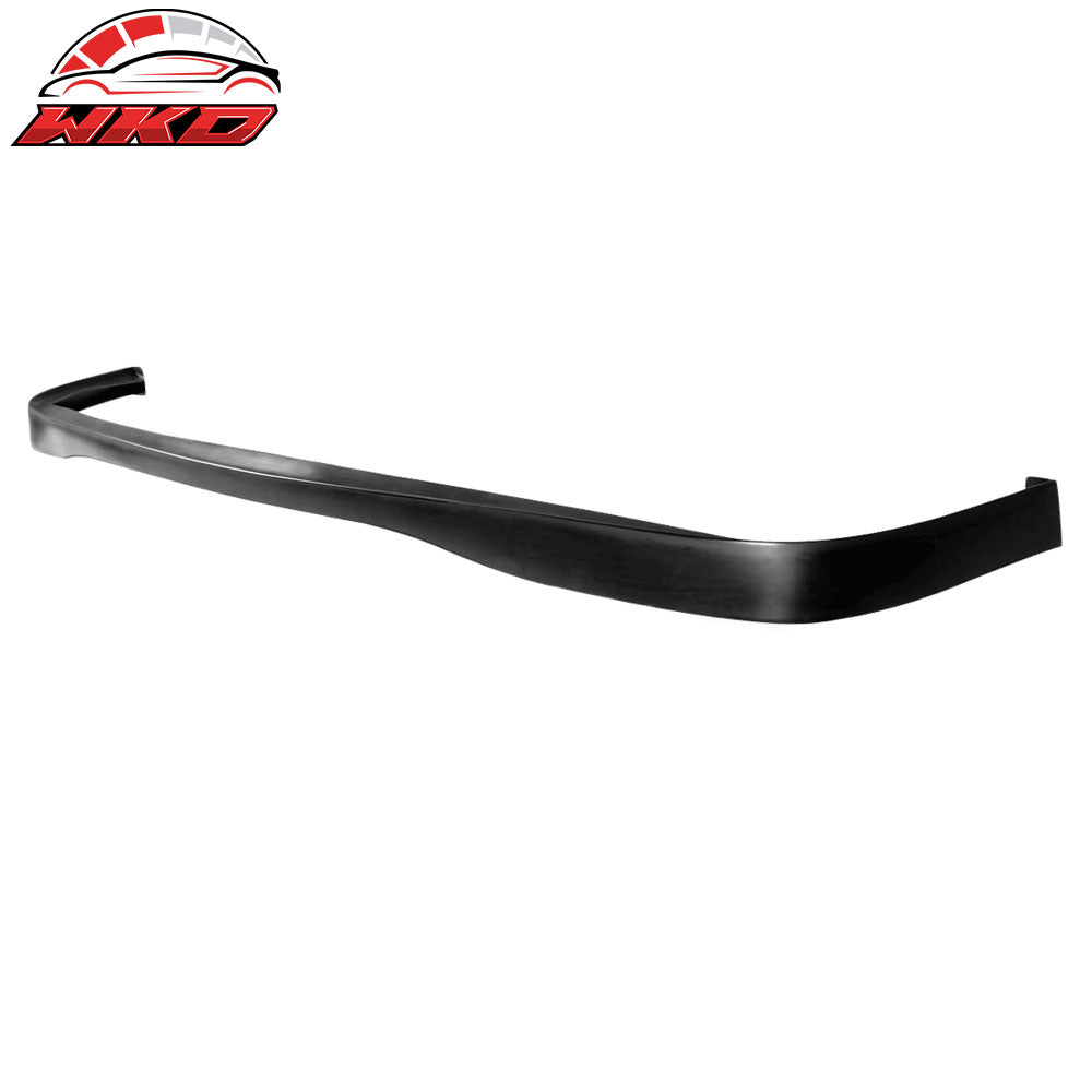 Fits 90-91 Honda Civic 4Dr Sedan JDM Style Front Bumper Lip Unpainted Black PU