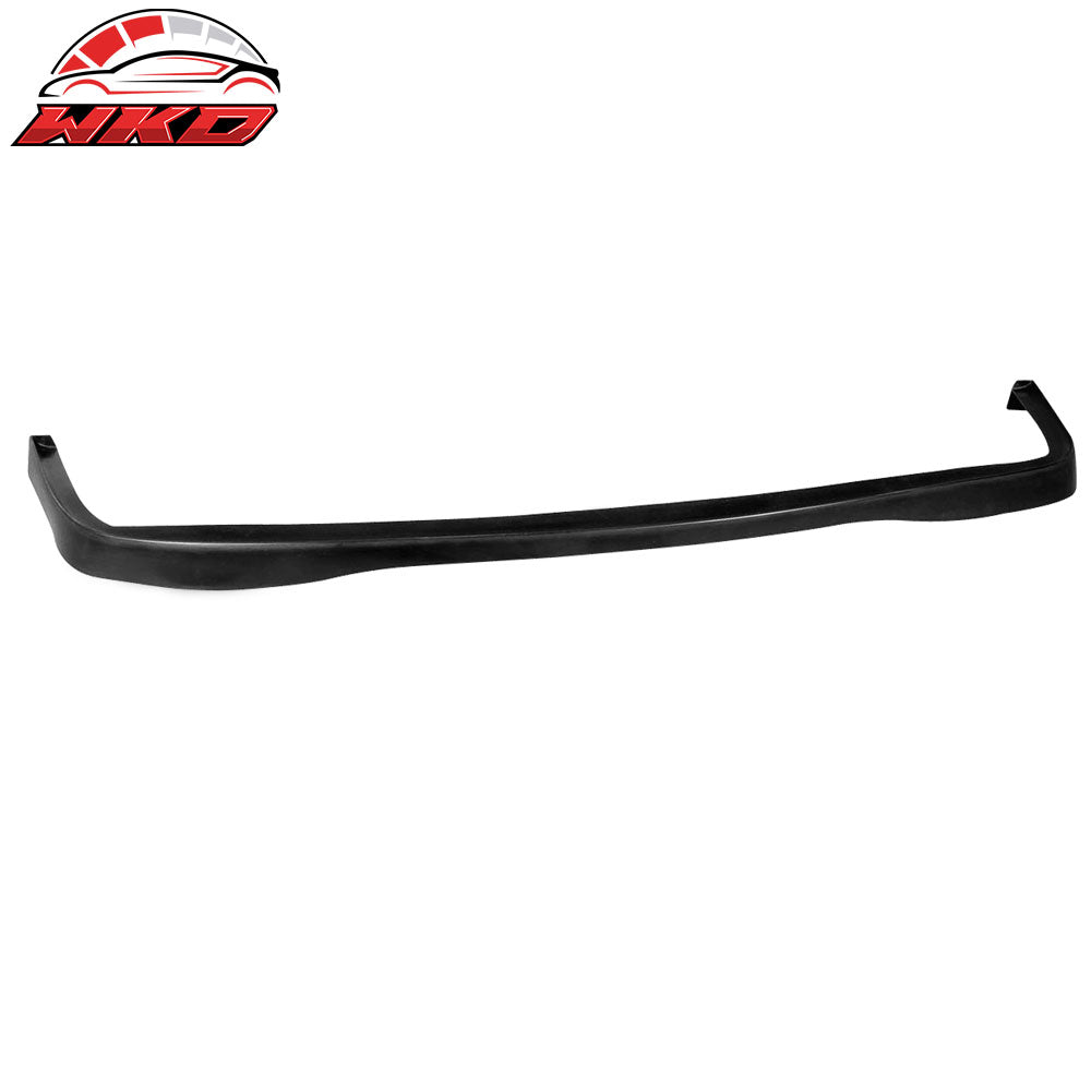 Fits 90-91 Honda Civic 4Dr Sedan JDM Style Front Bumper Lip Unpainted Black PU