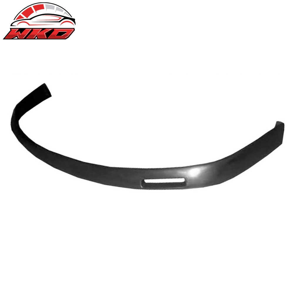 Fits 92-95 Honda Civic BYS Style Front Bumper Lip Spoiler Unpainted Black PU