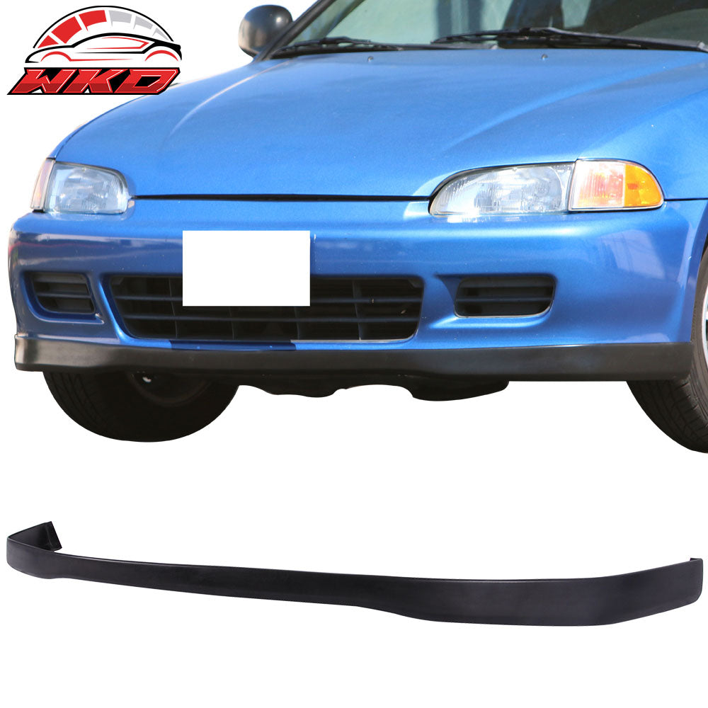 Fits 92-95 Honda Civic EG Coupe Hatchback OE Style Front Bumper Lip Spoiler PU