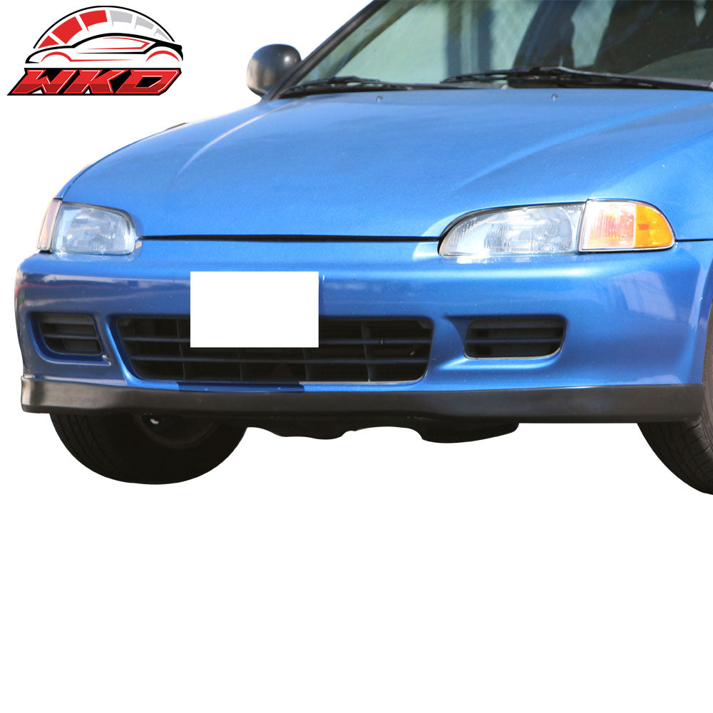 Fits 92-95 Honda Civic EG Coupe Hatchback OE Style Front Bumper Lip Spoiler PU