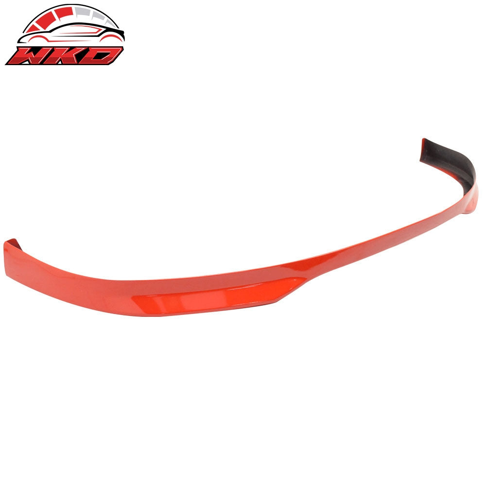Fits 96-98 Honda Civic TR Style Front Bumper Lip Spoiler Splitter PU Painted Red