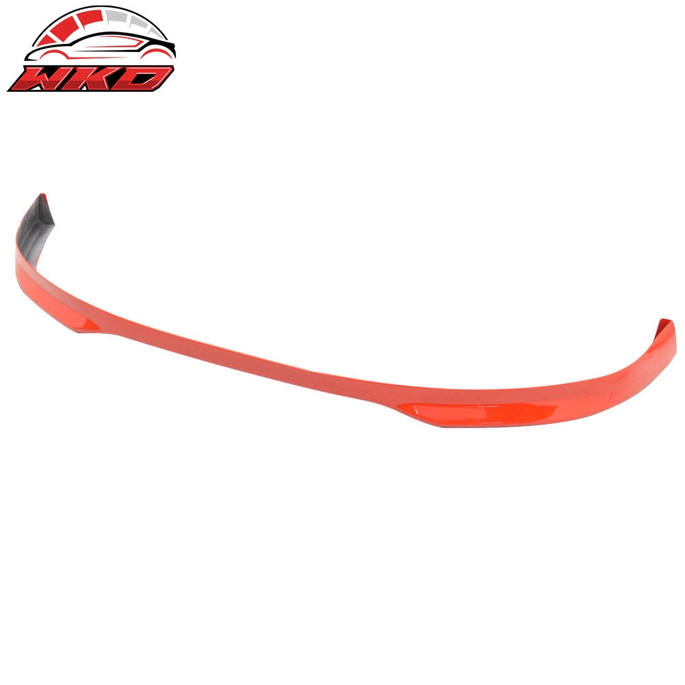 Fits 96-98 Honda Civic TR Style Front Bumper Lip Spoiler Splitter PU Painted Red