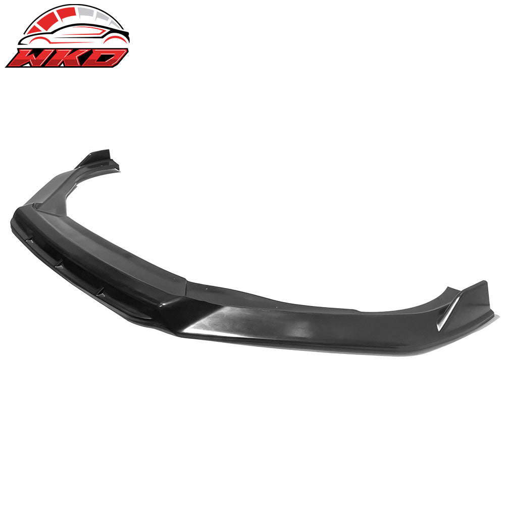 Fits 18-20 Honda Accord Sedan 4-Door JDM Style Front Bumper Lip Unpainted PU