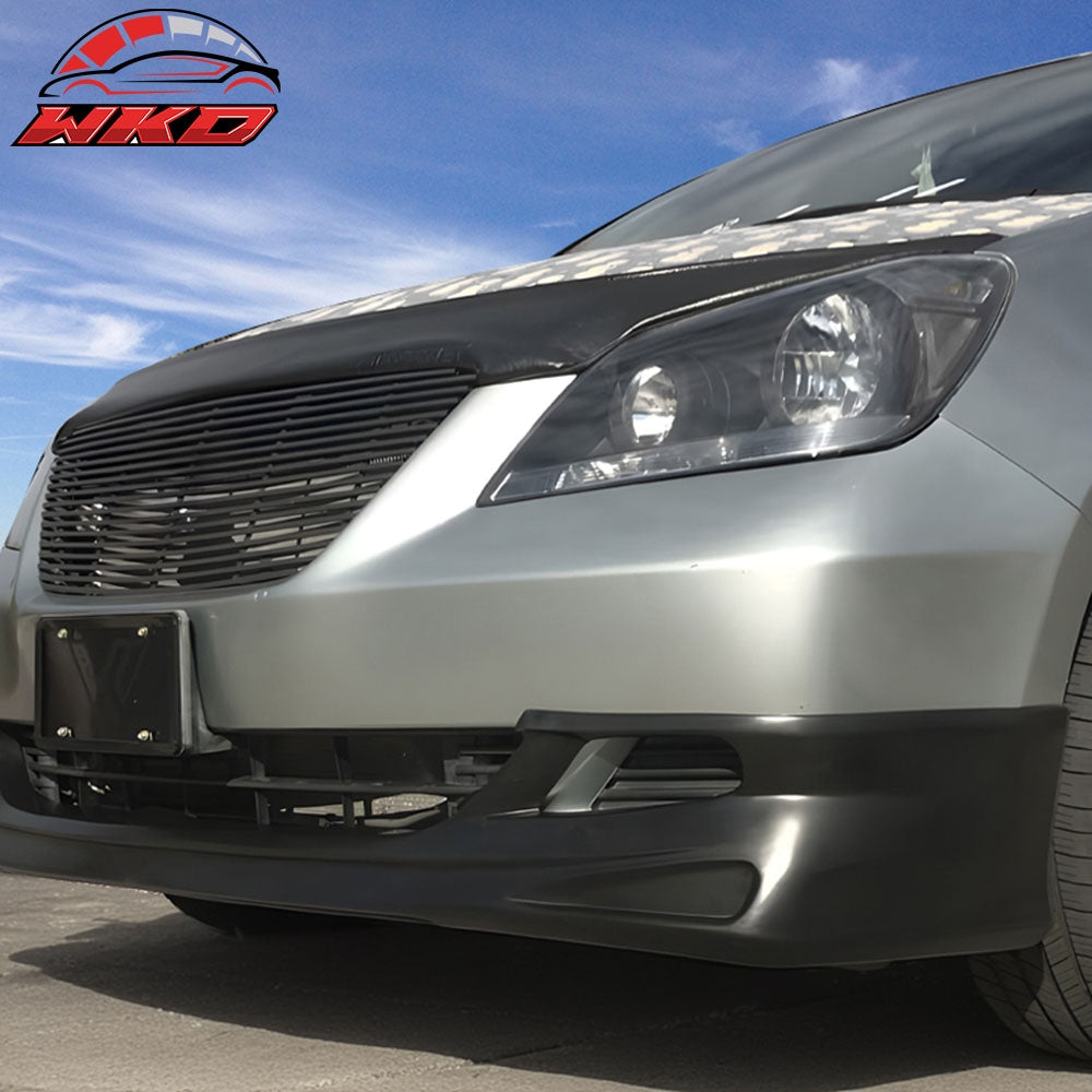 Fits 05-07 Honda Odyssey Mugen Style Front Bumper Lip Spoiler Unpainted PU