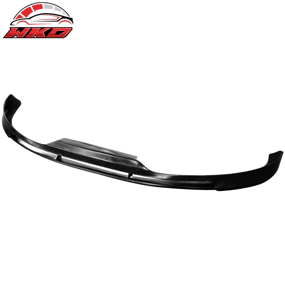Fits 10-12 Hyundai Genesis S1 Style Front Bumper Lip Spoiler Unpainted Black PU