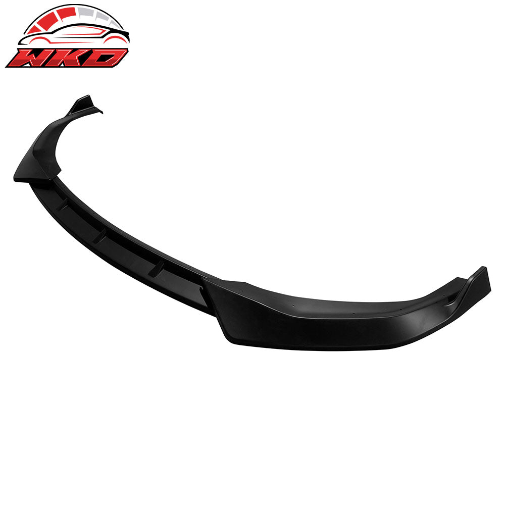 Fits 24-25 Hyundai Sonata IKON V1 Style 3PCS Front Bumper Lip Chin Matte Black