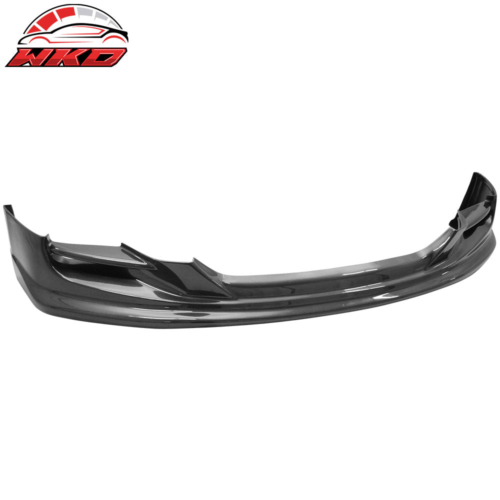 Fits 08-14 Infiniti G37 & Q60 TS Style Unpainted Front Bumper Lip Spoiler PU