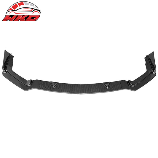 2014-17 Infiniti Q50 Sport Model Only Carbon Fiber Print 3PC Front Bumper Lip | Wholesale