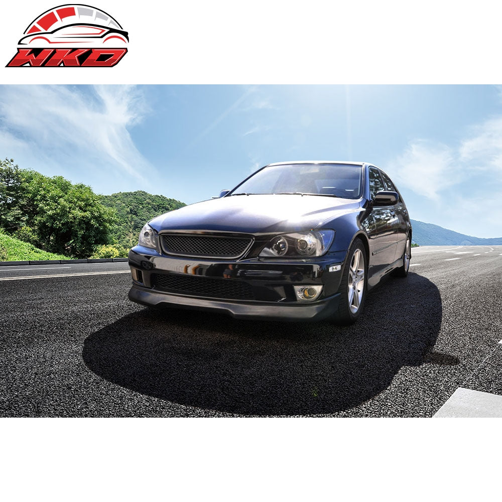 Fits 01-05 Lexus IS300 Base Sedan GR Style Front Bumper Lip Spoiler Splitter PU