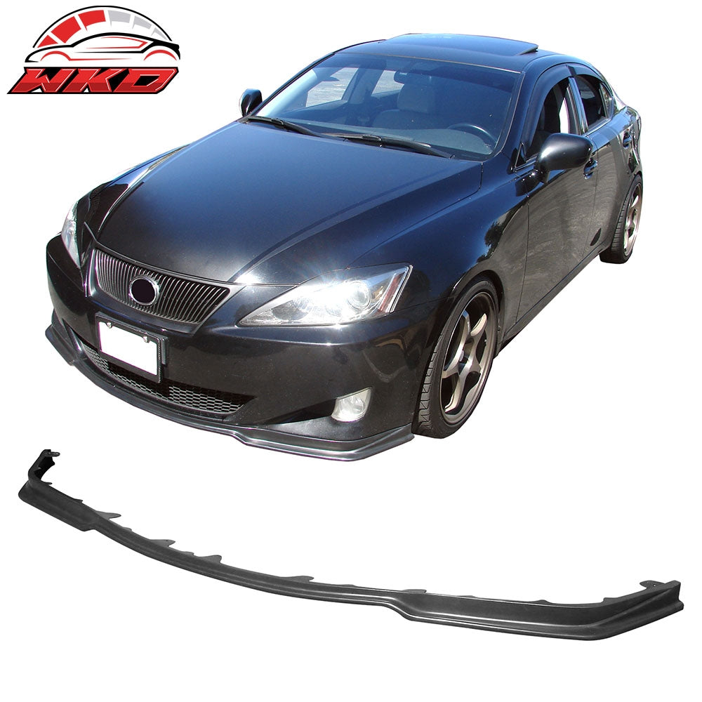 Fits 06-08 Lexus IS250 IS350 PM Style Front Bumper Lip Spoiler Unpainted PU