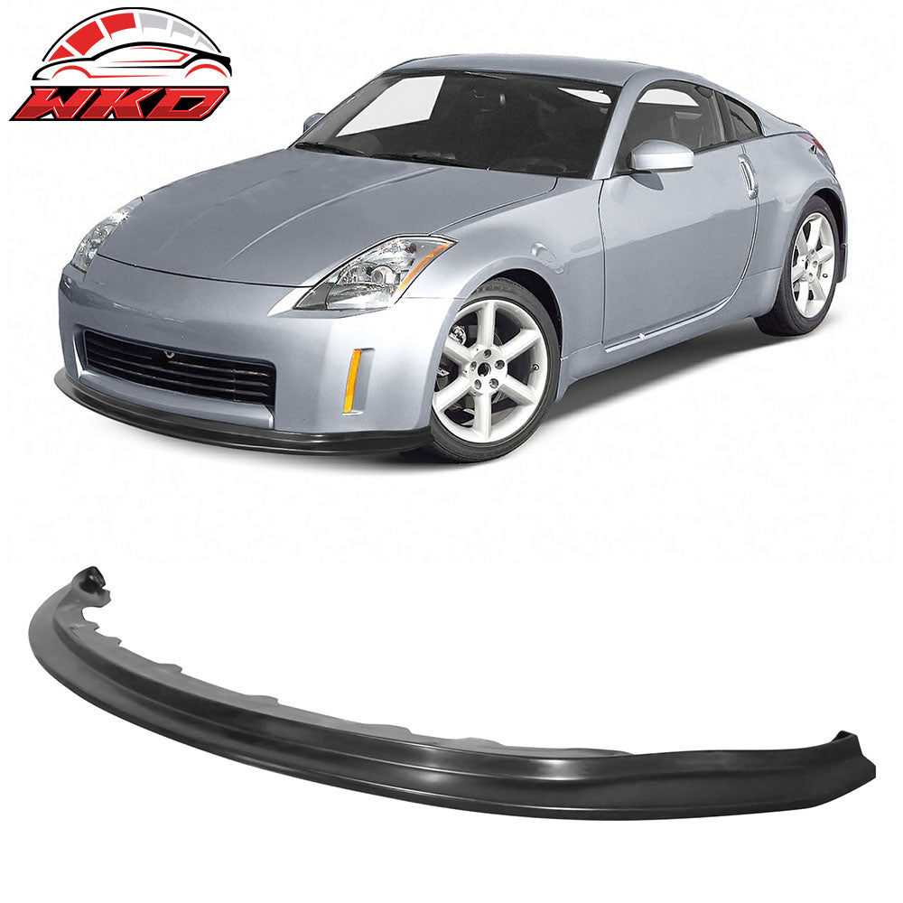 Fits 03-05 Nissan Fairlady Z33 350Z IKON V7 Style PU Front Bumper Lip Spoiler