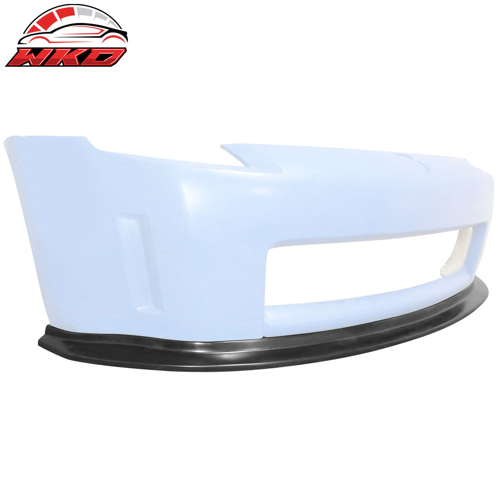 Fits 03-05 Nissan Fairlady Z33 350Z IKON V7 Style PU Front Bumper Lip Spoiler