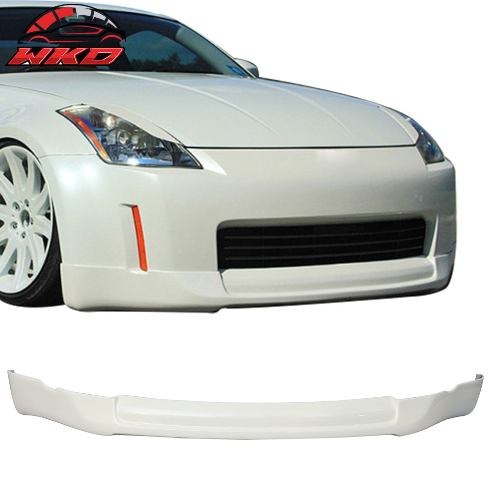 Fits 03-05 Nissan 350Z ING-S Front Bumper Lip #QX1 Glacier Pearl