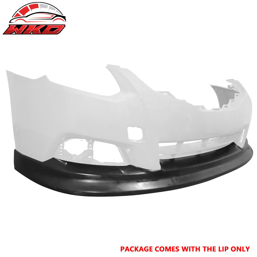 Fits 10-13 Nissan Altima Coupe 2Dr V Style Front Bumper Lip Spoiler Unpainted PU