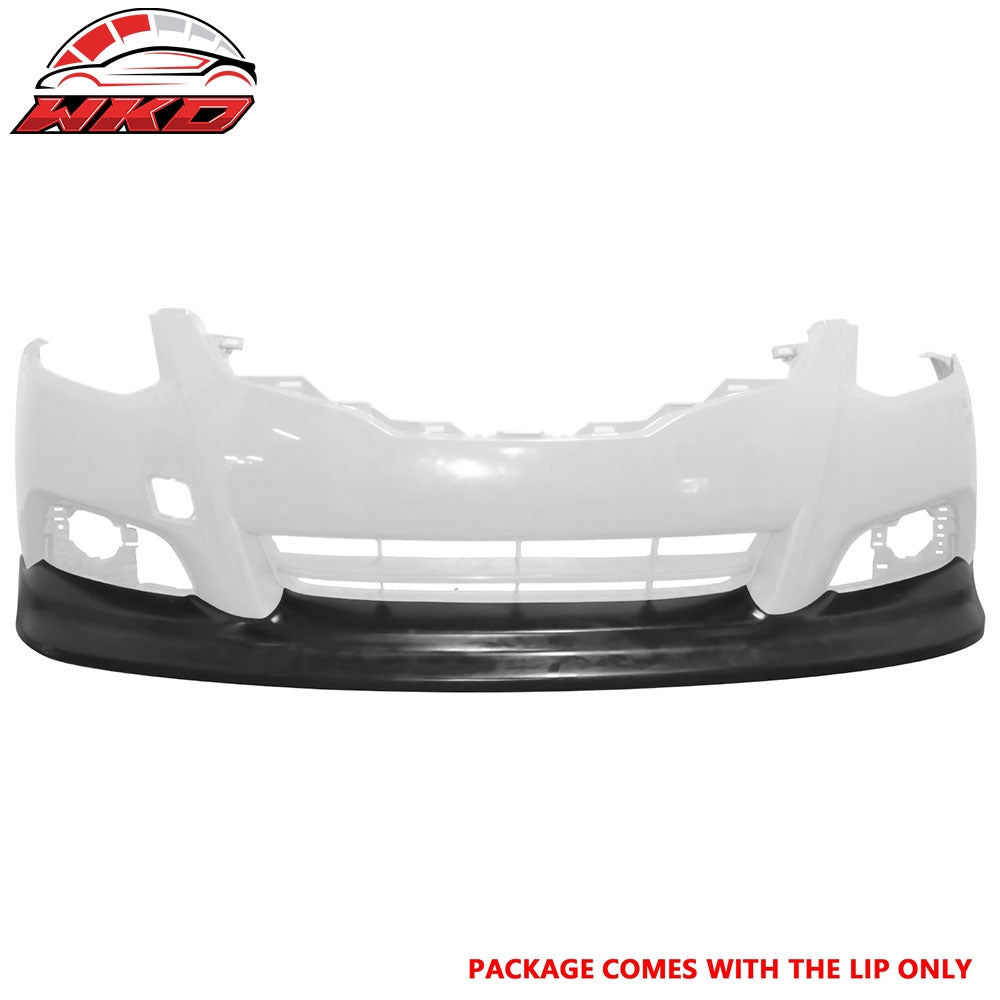 Fits 10-13 Nissan Altima Coupe 2Dr V Style Front Bumper Lip Spoiler Unpainted PU