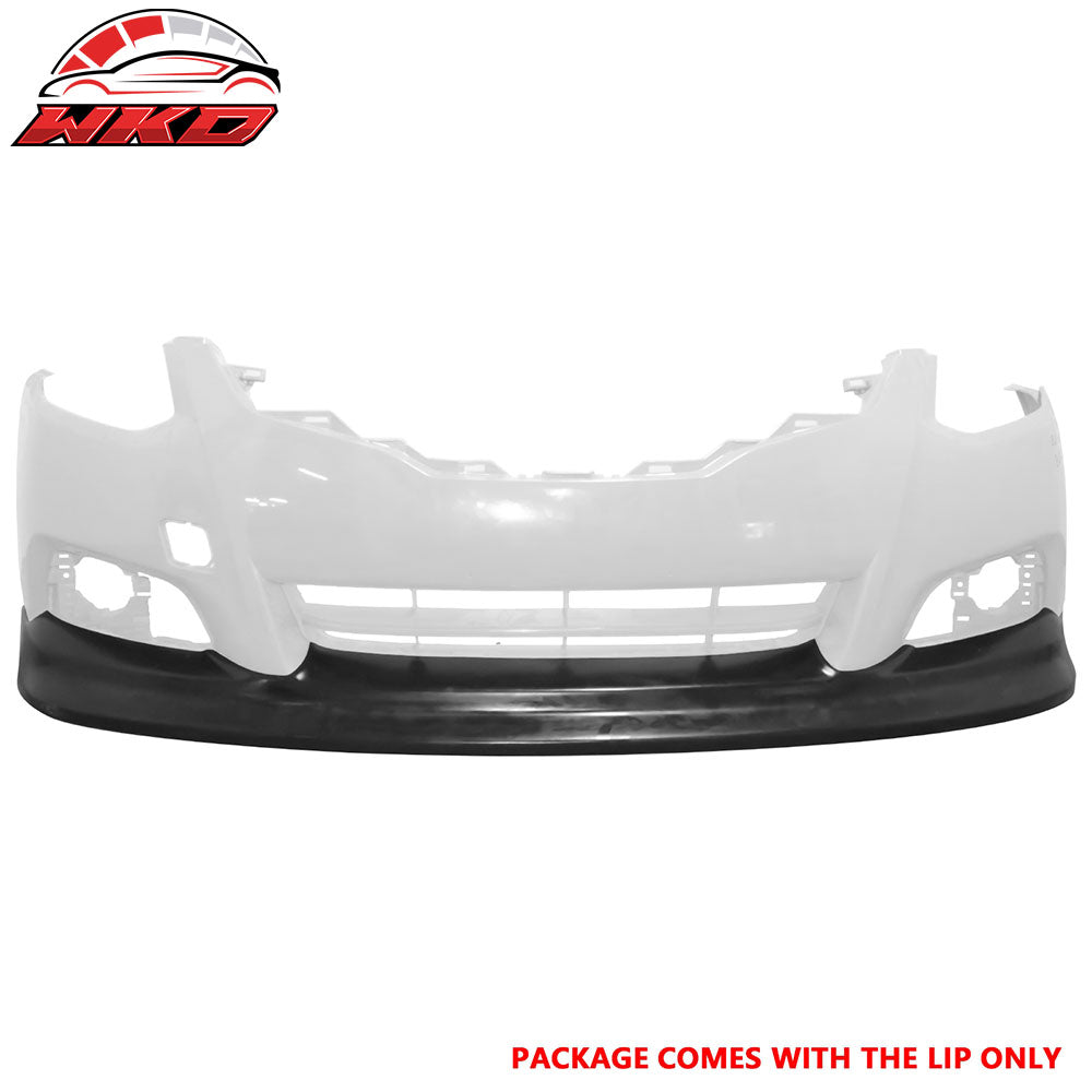 Fits 10-13 Nissan Altima Coupe 2Dr V Style Front Bumper Lip Spoiler Unpainted PU