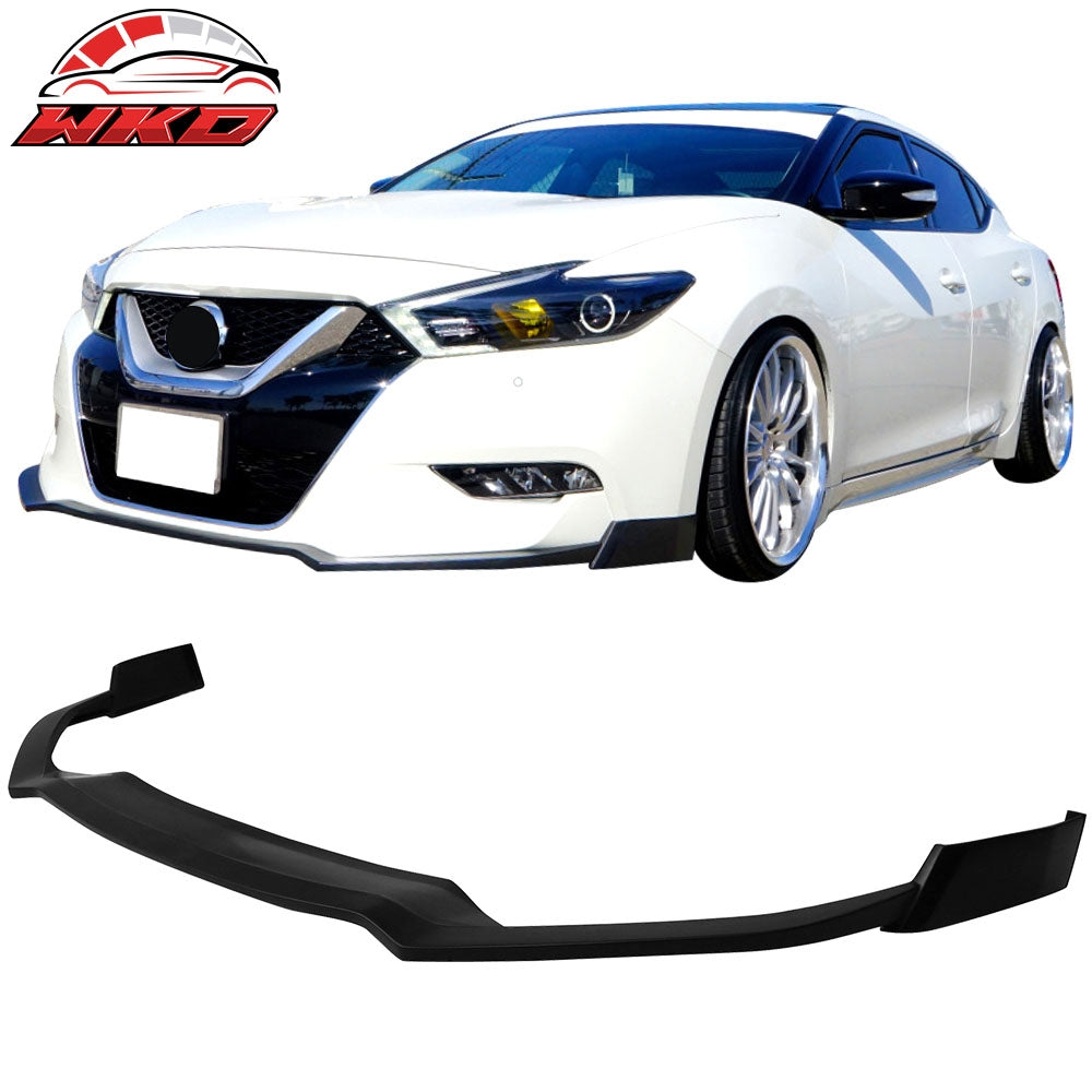 Wholesale 16-18 Nissan Maxima Front Bumper Lip Spoiler Splitter Unpainted PU Bodykit