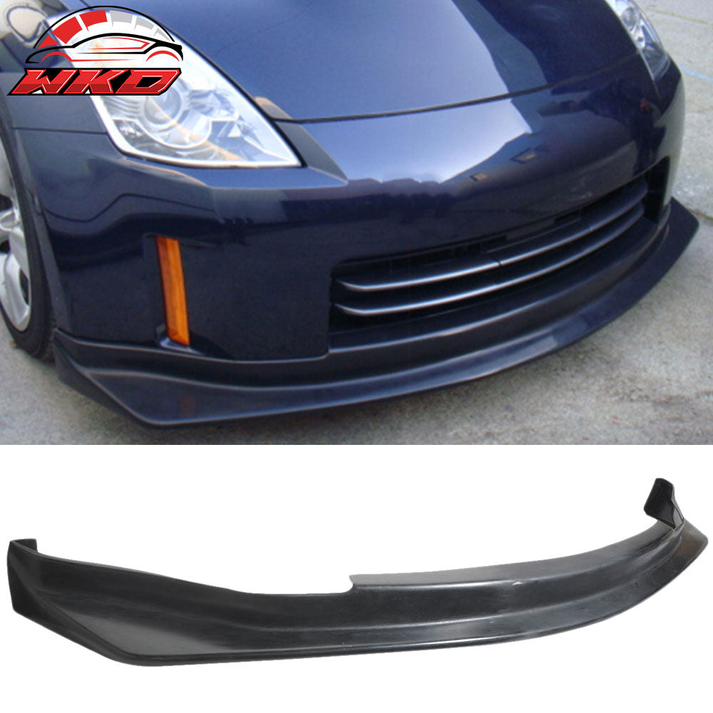 Fits 06-09 Nissan 350Z 2DR N-S Style Front Bumper Lip Chin Spoiler PU Unpainted