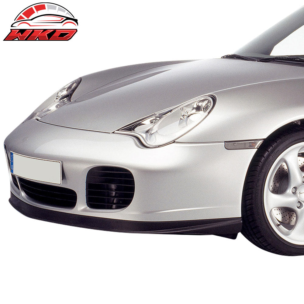 Fits 01-05 Porsche 996 911 OE Style Front Bumper Lip Spoiler Chin Unpainted PU
