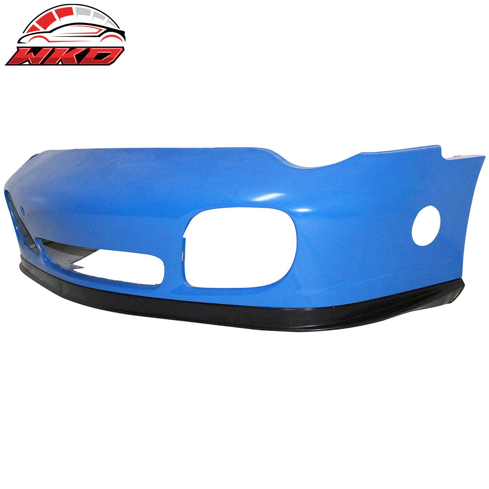Fits 01-05 Porsche 996 911 OE Style Front Bumper Lip Spoiler Chin Unpainted PU