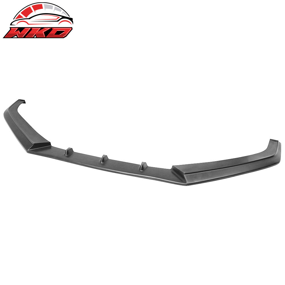 Fits 13-16 Subaru BRZ IKON V3 Style Front Bumper Lip Spoiler Unpainted Black PU