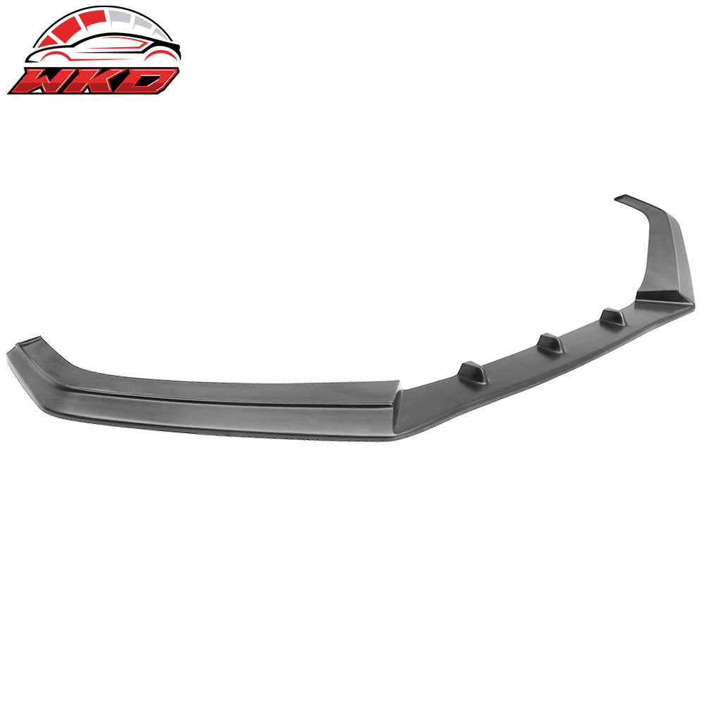 Fits 13-16 Subaru BRZ IKON V3 Style Front Bumper Lip Spoiler Unpainted Black PU