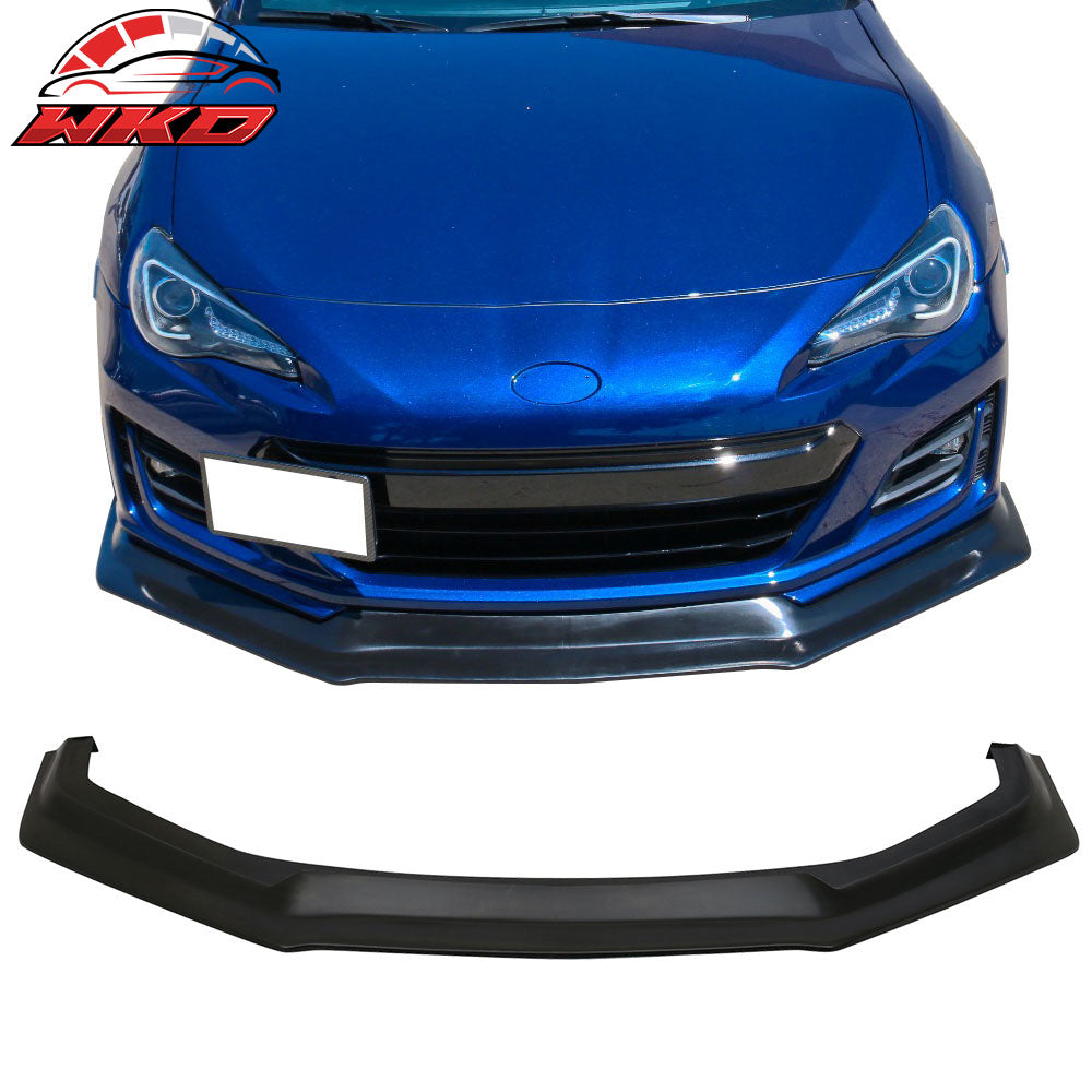 Fits 2017-2020 Subaru BRZ Front Bumper Lip Spoiler IKON Style PU - Poly Urethane