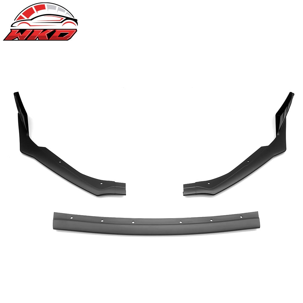Fits 22-25 Subaru BRZ Front Bumper Lip STI 3PC Style Spoiler Unpainted Splitter