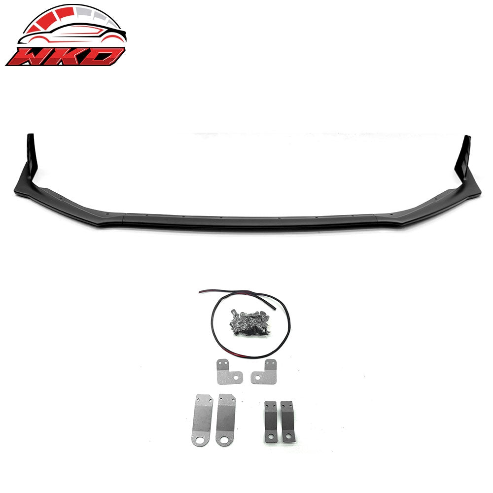 Fits 22-25 Subaru BRZ Front Bumper Lip STI 3PC Style Spoiler Unpainted Splitter