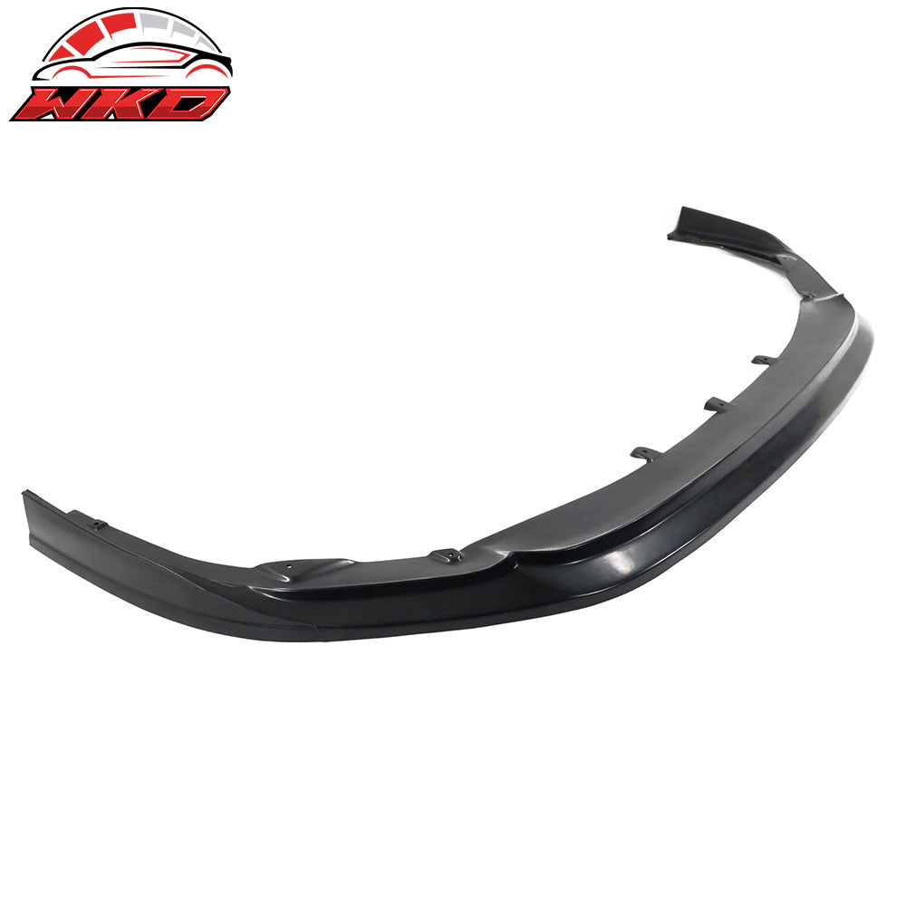 Fits 22-25 Subaru WRX CS Style Front Bumper Lip Spoiler Kit Unpainted Black PU