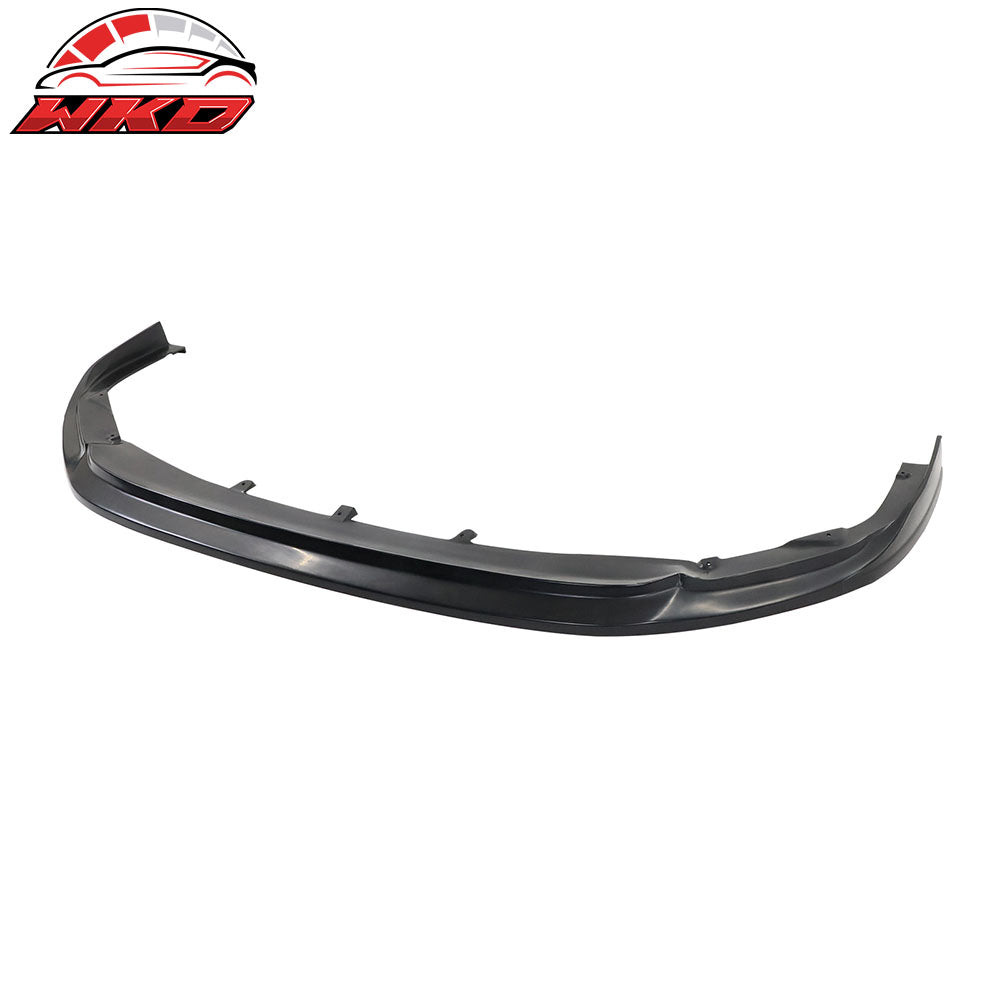 Fits 22-25 Subaru WRX CS Style Front Bumper Lip Spoiler Kit Unpainted Black PU