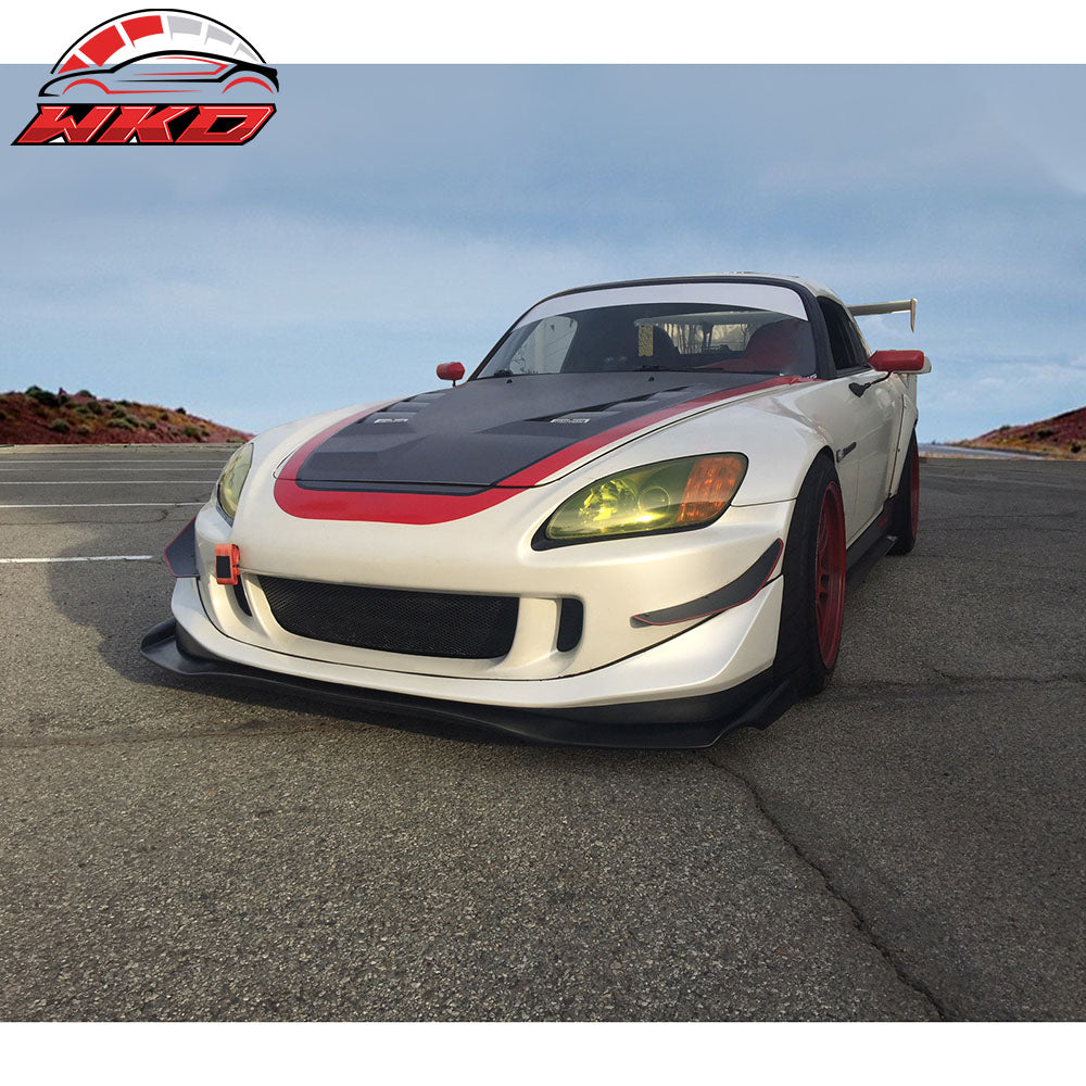 Fits 04-09 Honda S2000 AP2 PU Front Lip Bumper Spoiler Splitter Unpainted