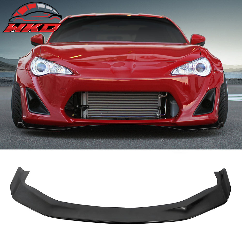 Fits Universal GR Style Front Bumper Lip Spoiler Chin Splitter Unpainted PU