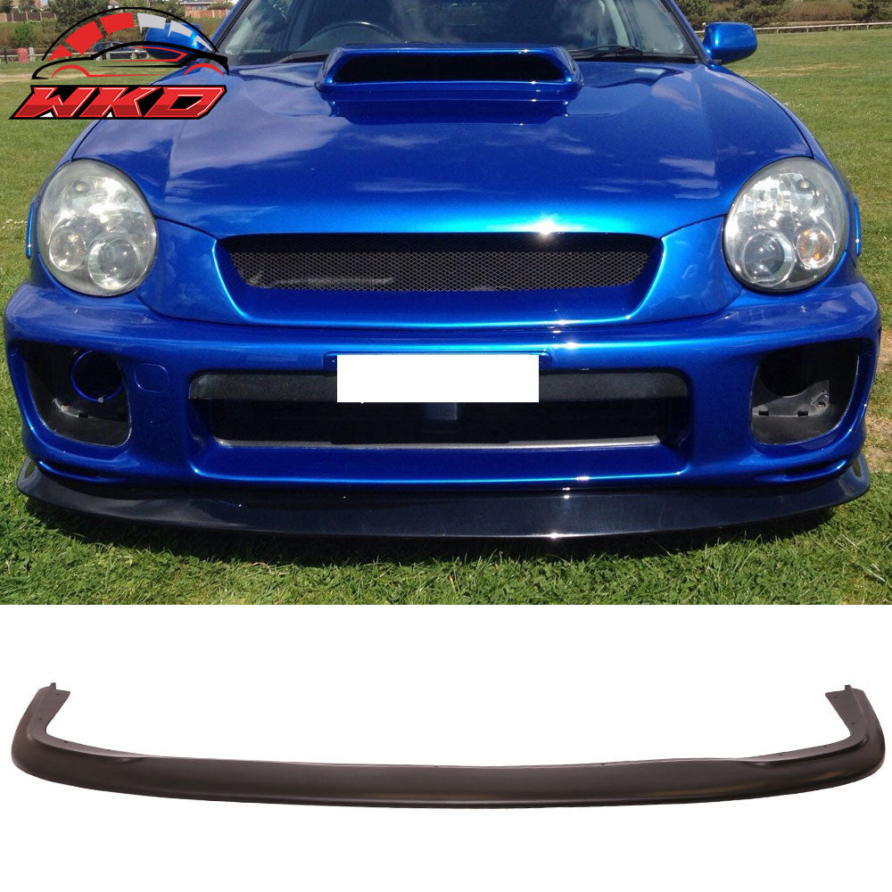 Fits 02-03 Subaru Impreza WRX RS Sedan 4Dr Front Bumper Lip Spoiler DP Style PU