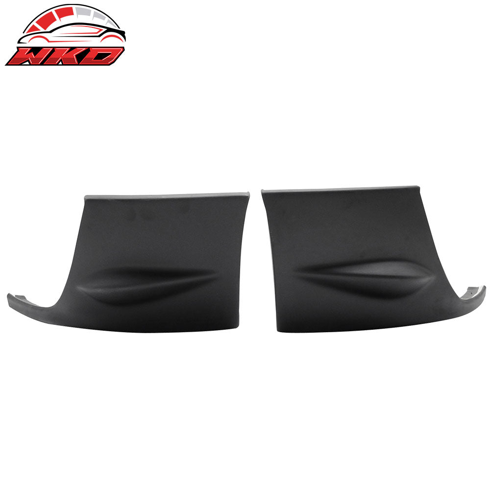 Fits 04-05 Subaru Impreza WRX Side Aprons Front Bumper Lip Cover Corner Cap PU