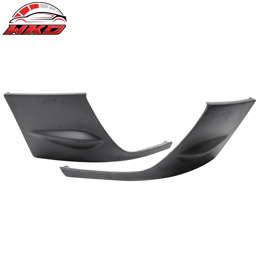 Fits 04-05 Subaru Impreza WRX Side Aprons Front Bumper Lip Cover Corner Cap PU