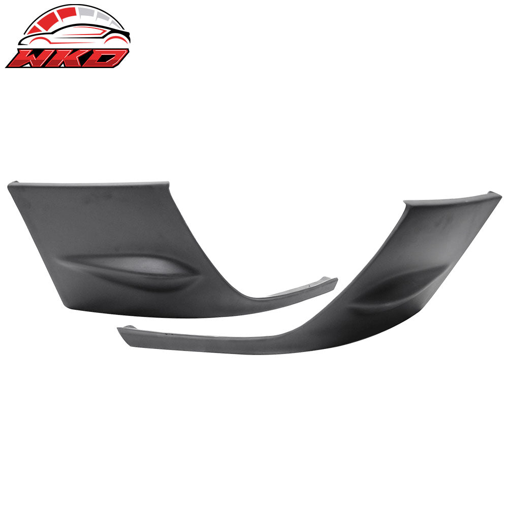 Fits 04-05 Subaru Impreza WRX Side Aprons Front Bumper Lip Cover Corner Cap PU
