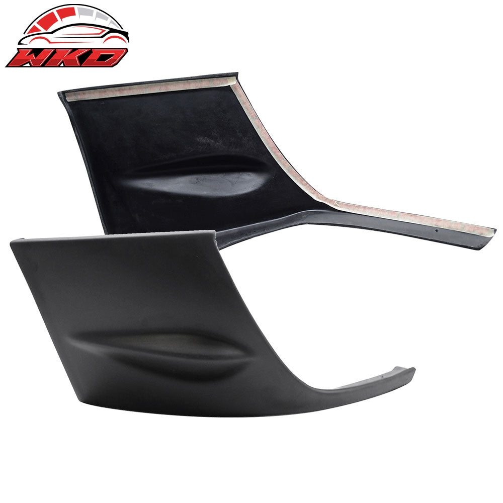 Fits 04-05 Subaru Impreza WRX Side Aprons Front Bumper Lip Cover Corner Cap PU