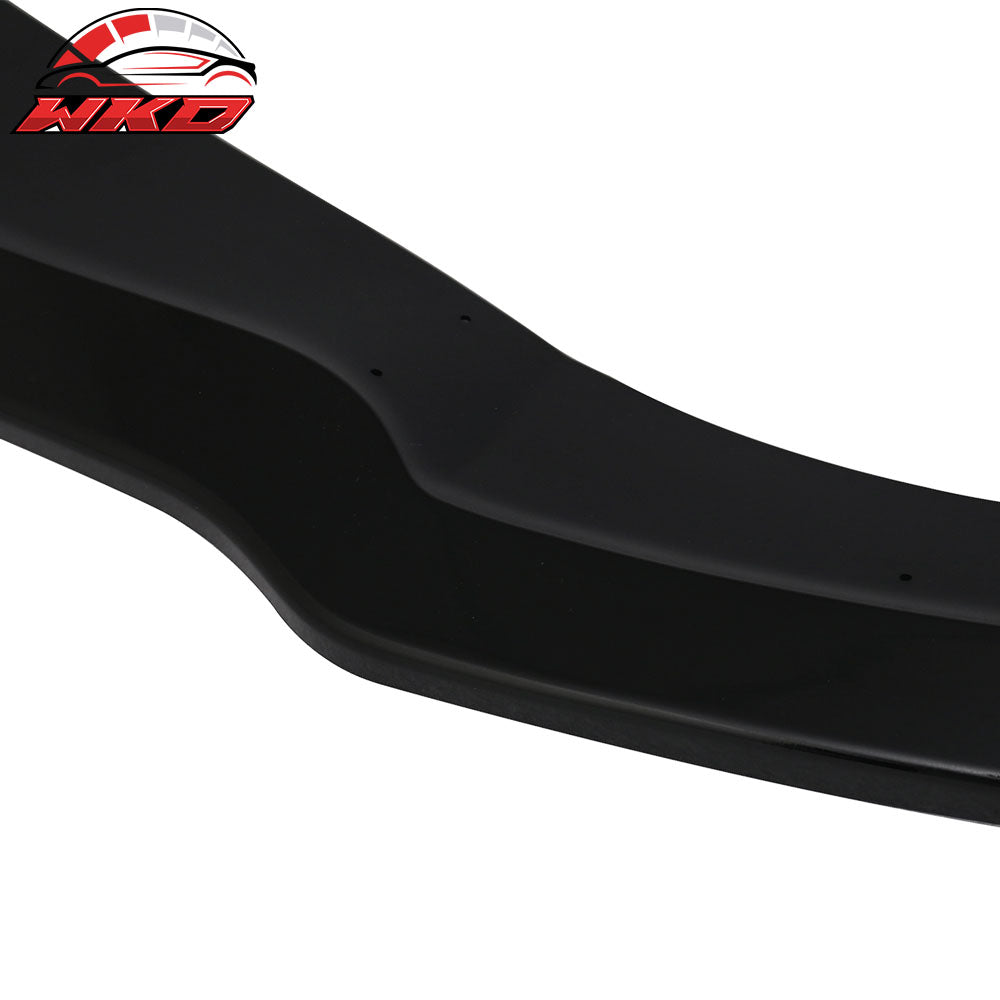 Fits 06-07 Subaru Impreza WRX STI CS2 Front Bumper Lip Painted Gloss Black - PP