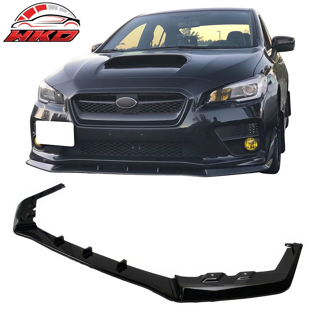 Wholesale 15-21 Subaru WRX STI MPX Style Front Bumper Lip Chin Spoiler PP Gloss Black