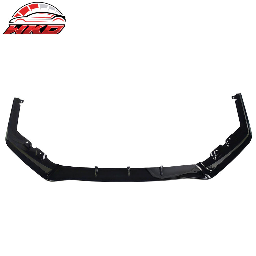 Fits 15-21 Subaru WRX STI MPX Style Front Bumper Lip Chin Spoiler PP Gloss Black