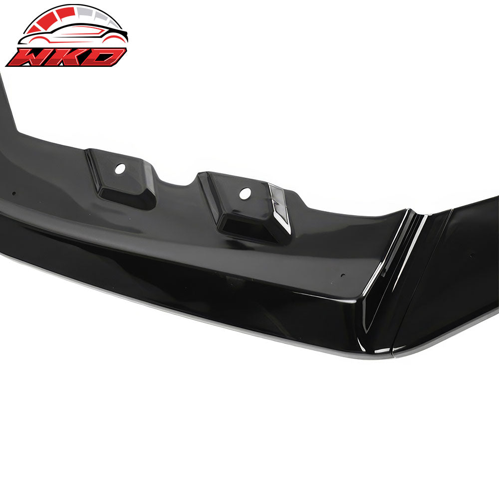 Fits 15-21 Subaru WRX STI MPX Style Front Bumper Lip Chin Spoiler PP Gloss Black