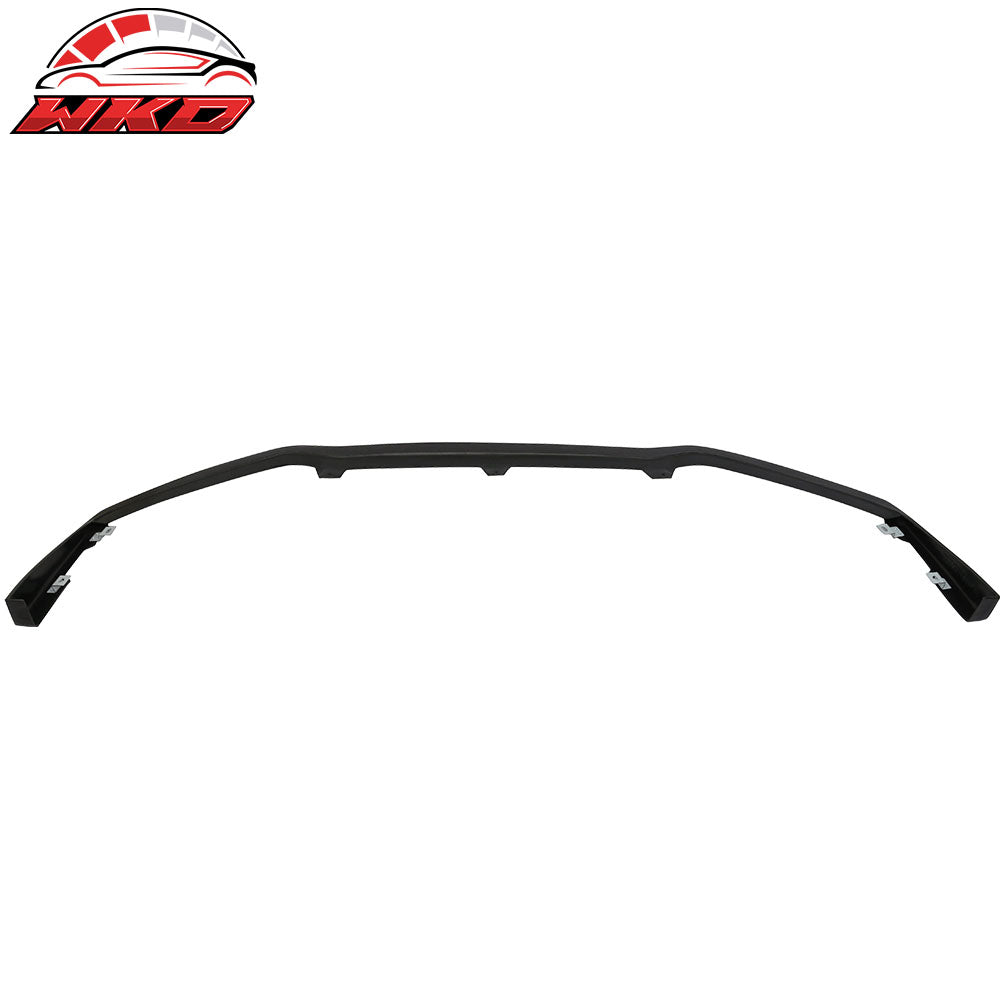 Fits 13-14 Subaru Legacy STI Style Front Bumper Lip Spoiler Unpainted Black PU